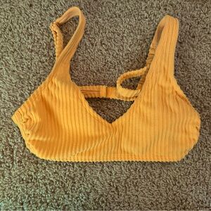 orange bikini top. size medium